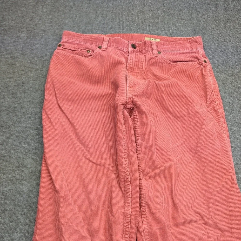 Polo Ralph Lauren Jeans 31x32 Red Corduroy Classic Straight Preppy‎ Casual